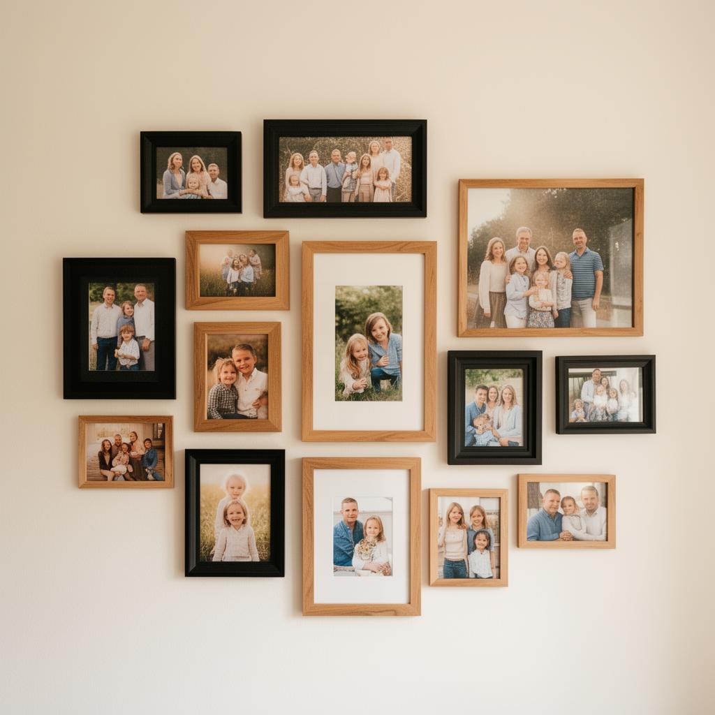 Framed photo print on canvas